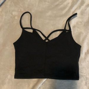 Cropped Hollister tank top